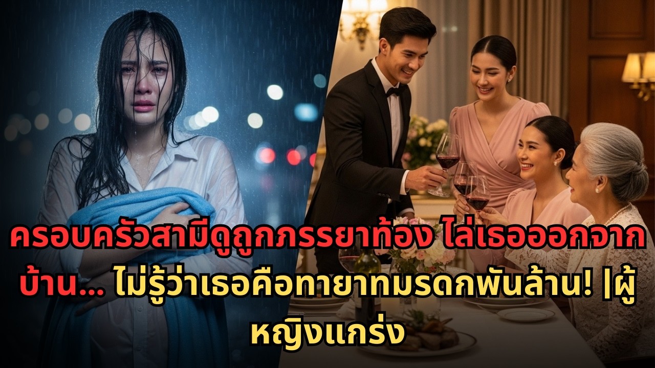 ครอบครัวสามีดูถูกภรรยาท้อง ไล่เธอออกจากบ้าน… ไม่รู้ว่าเธอคือทายาทมรดกพันล้าน! |ผู้หญิงแกร่ง