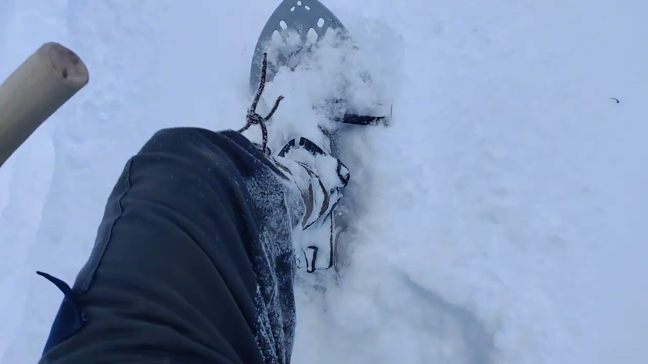teško je hodati na 1.metar sneg