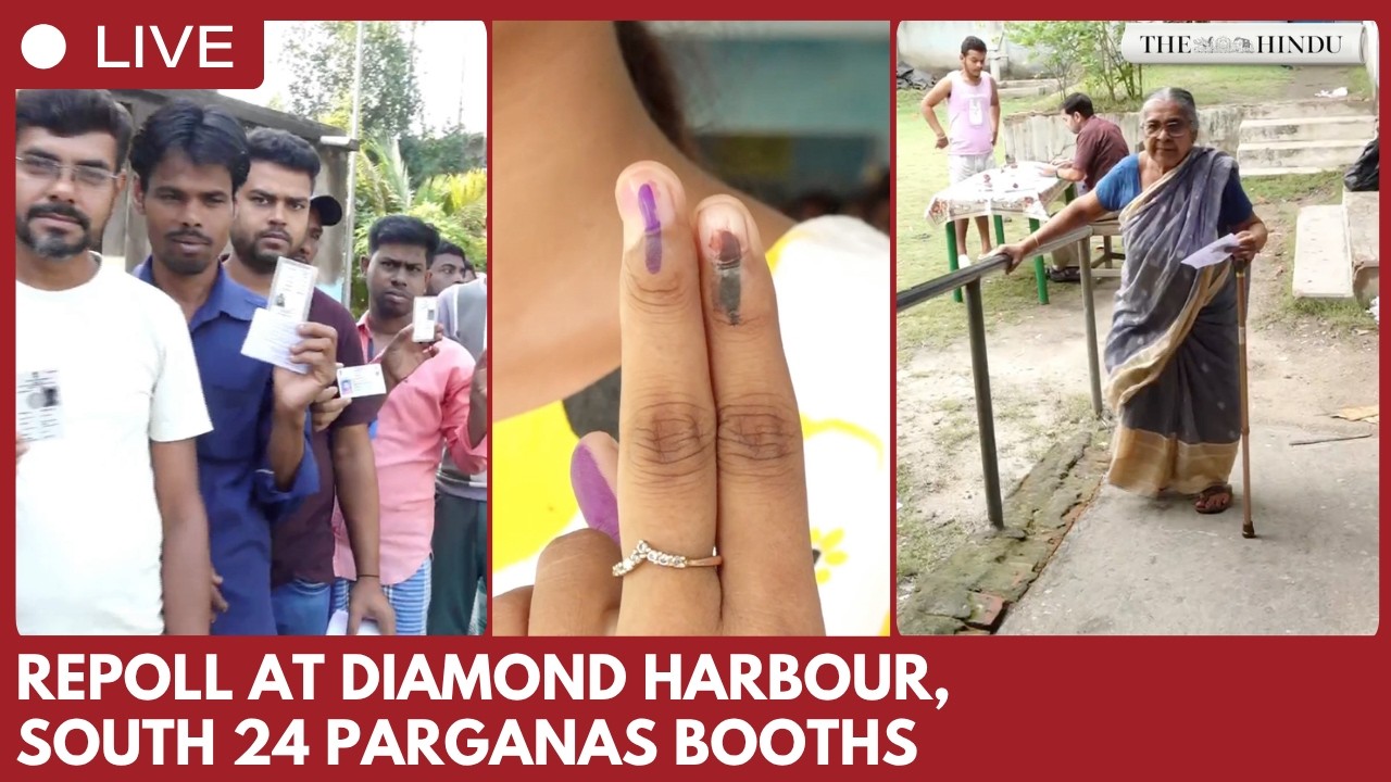 Repolling begins at 15 booths in South 24 Parganas after ECI's repoll order | TMC | Mamta Banerjee