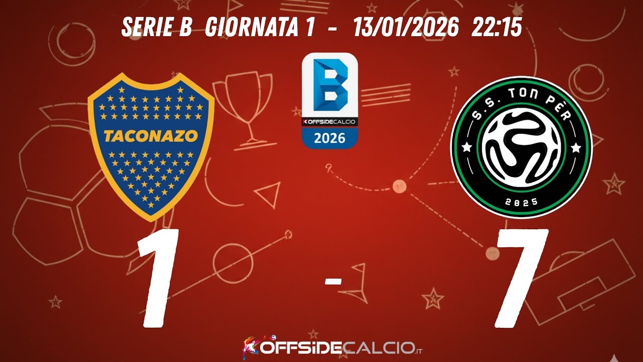 TACONAZO vs S.S. TON PER | Serie B Giornata 1
