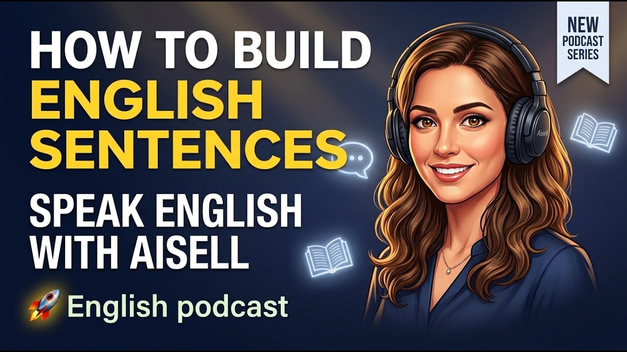 How to build English Sentences Speak English With Aisell.