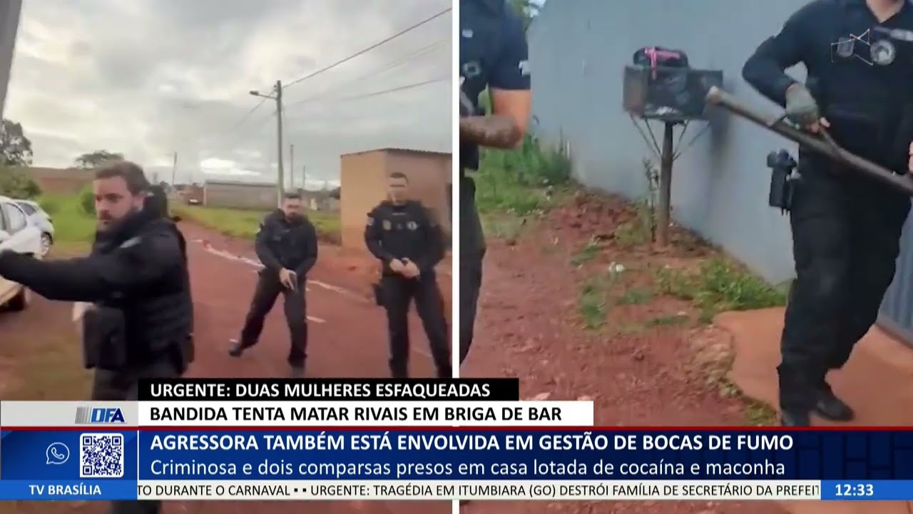 DF ALERTA - Agressora também está envolvida em gestão de bocas de fumo