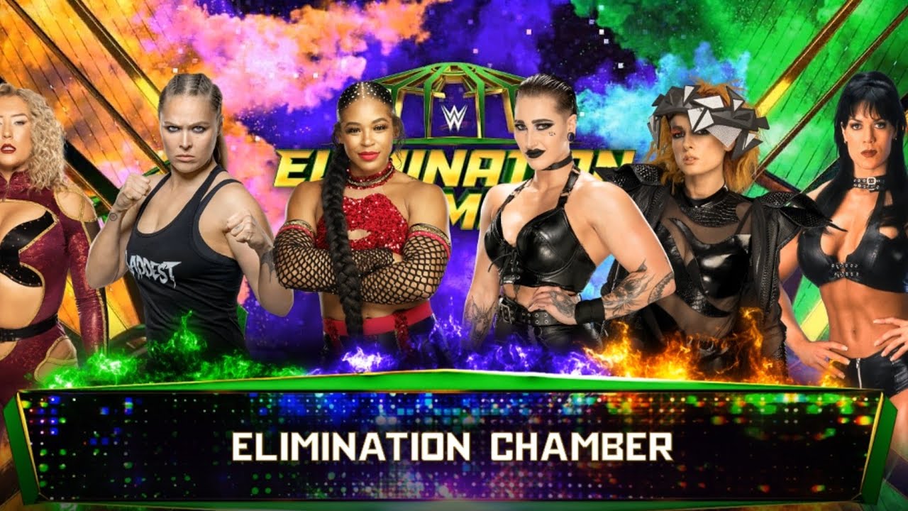 Women's Elimination Chamber Match 🔥 #reels #wwe #wwe2k23 #eliminationchamber 
