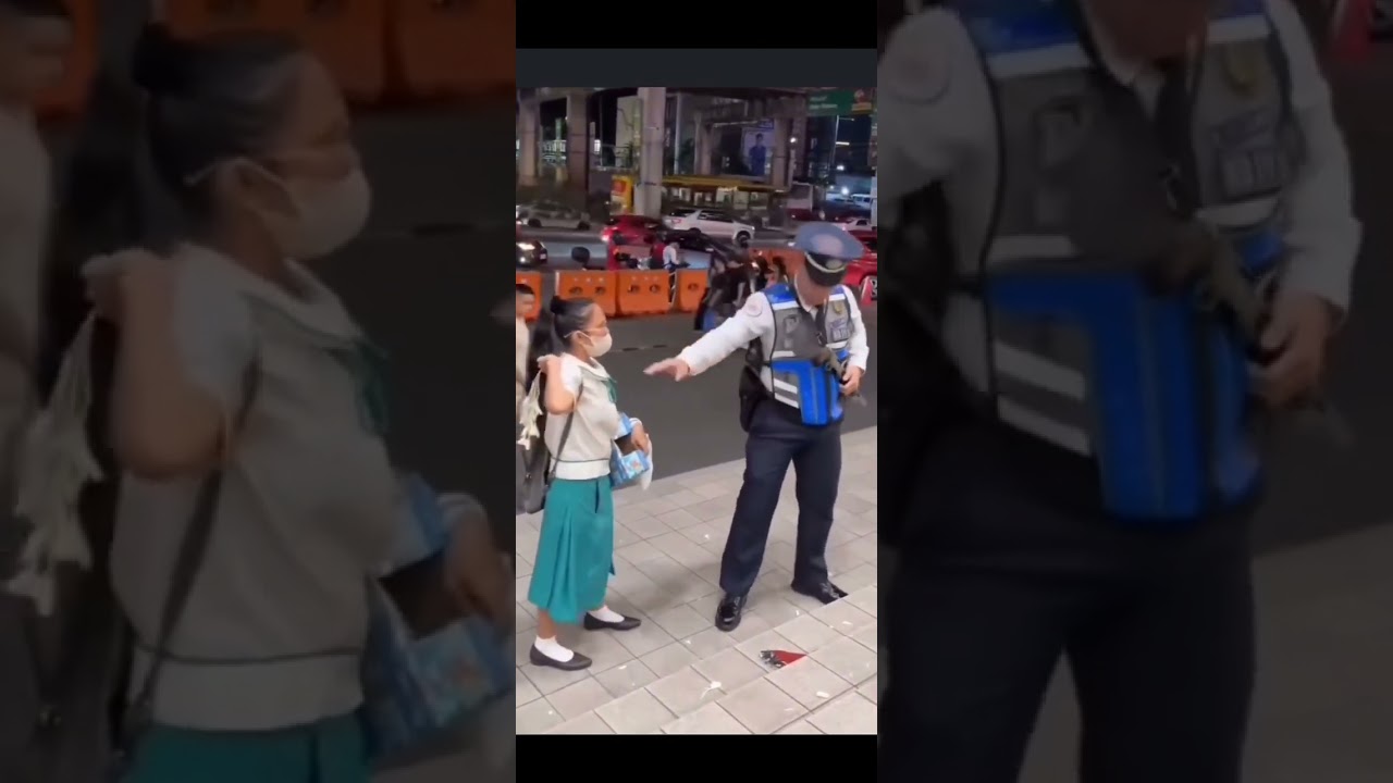 Sampaguita girl and SM Mega Mall Guard incident - Full Video (actual footage)