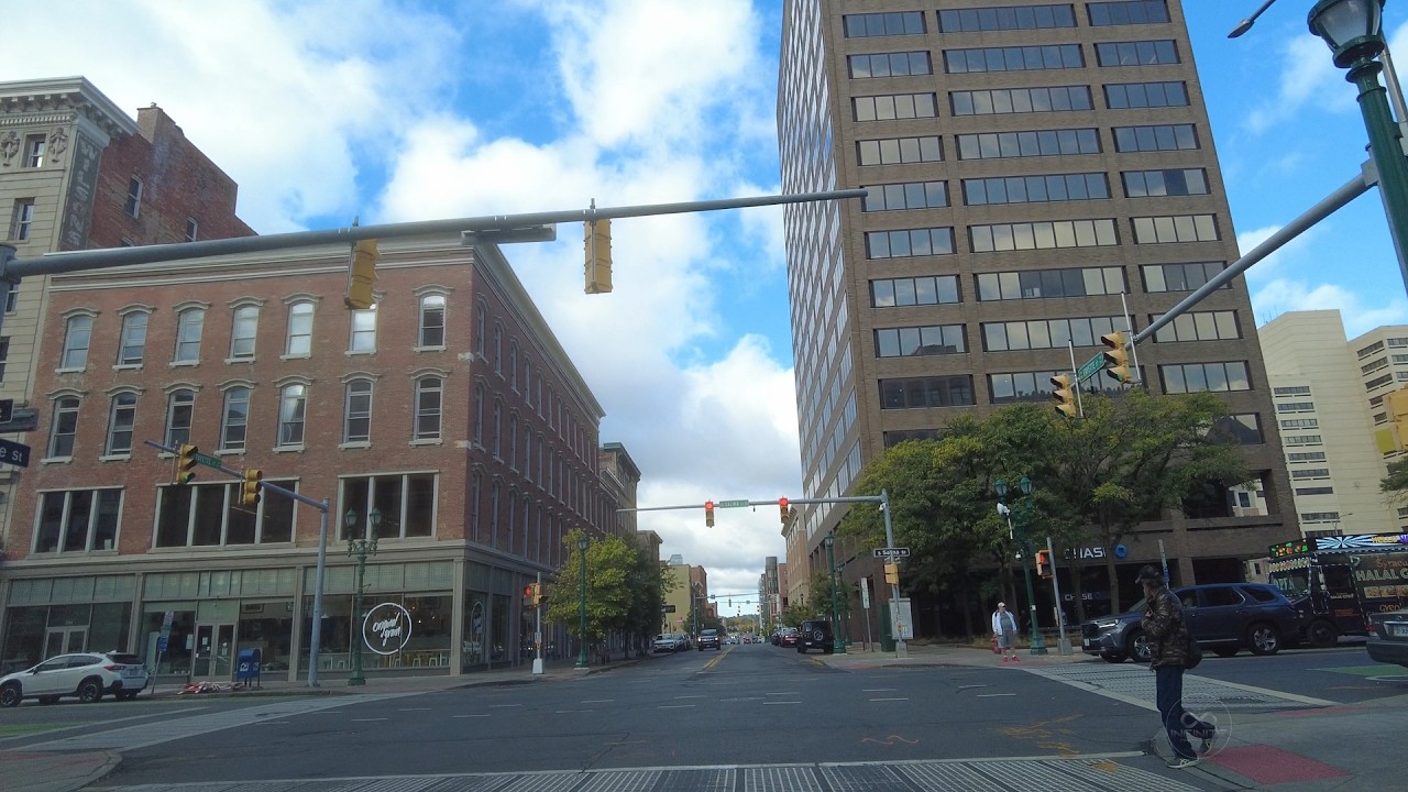 Syracuse, New York - [4K] Downtown Tour