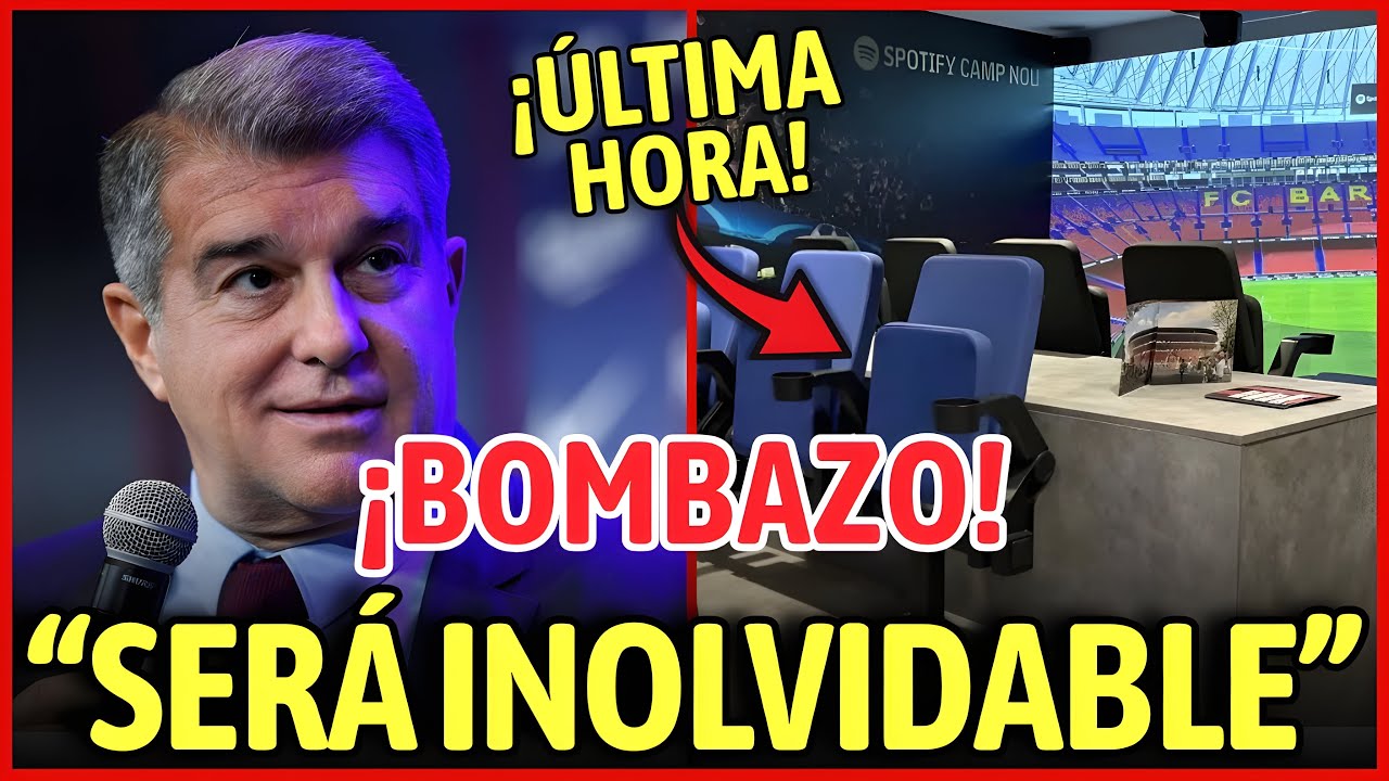 🤫&iexcl;SECRETO! lo que LAPORTA oculta el ANILLO ser&aacute; el PALCO m&aacute;s CARO y exclusivo de Europa💎