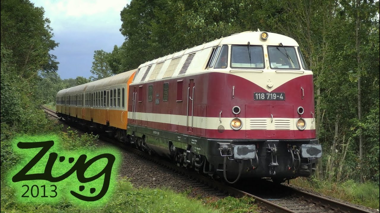 BR228 und y-Wagen (St&auml;dteexpress) | Sonderzug | Pfefferminzbahn | Kurzvideo