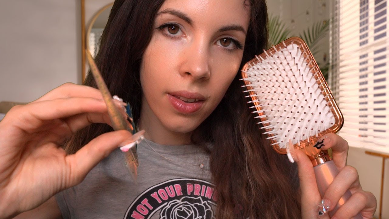ASMR Relaxing Scalp Treatment (Scalp Check, Layered Sounds, Scalp Massage)