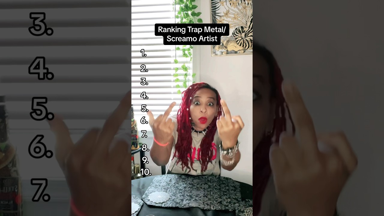 Ranking Trap Metal / Screamo Rappers