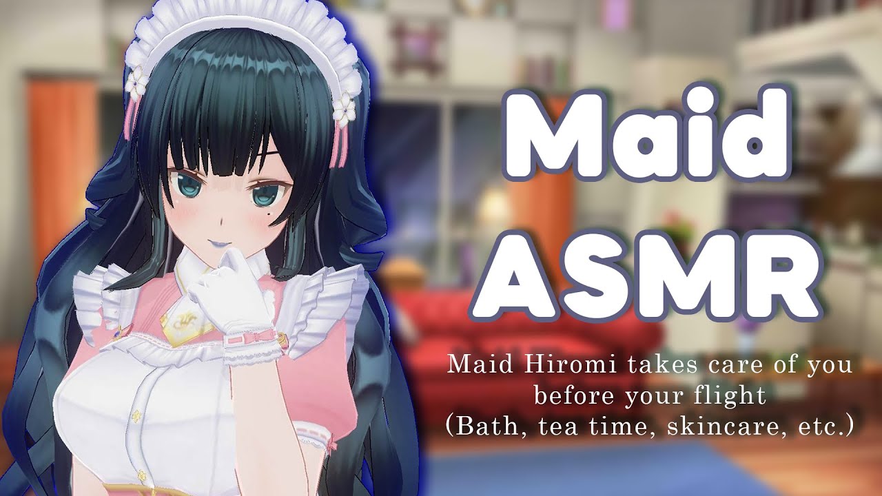 [ASMR] Maid Hiromi Takes Care of You Tonight~ ♡ [Bath, tea time, ear brushing, etc.]