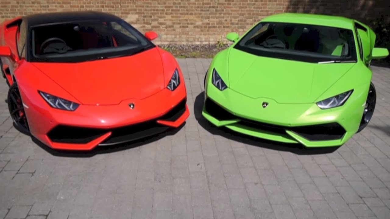 Red or Green Lamborghini Huracan LP610-4?