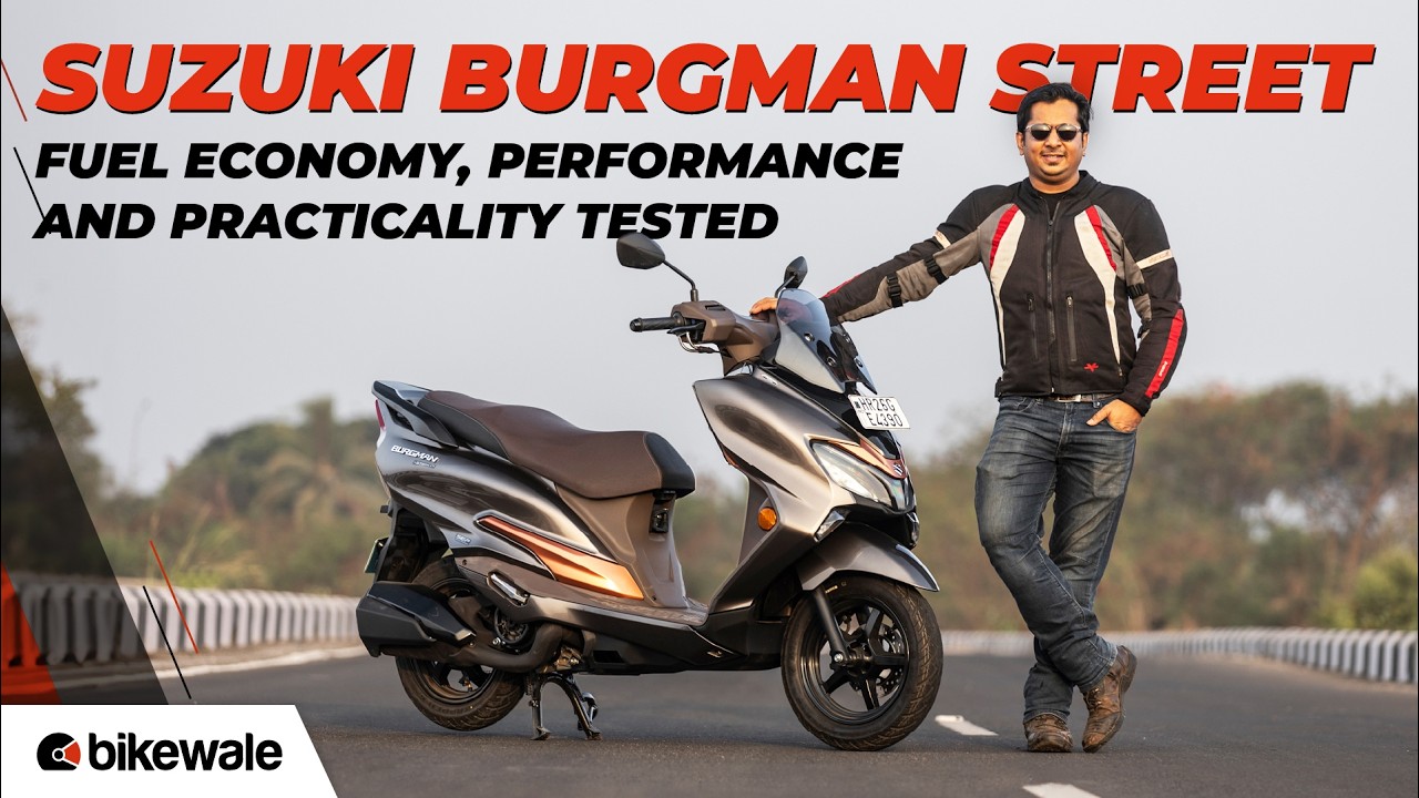 Обзор мотоцикла Suzuki Burgman Street 2026 | Расход топлива, характеристики и практичность по рез...