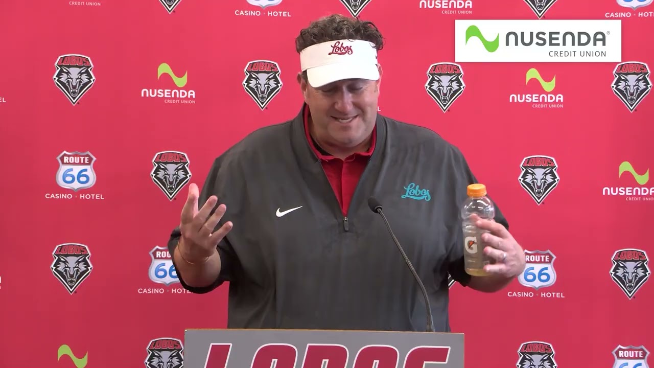 Lobo Football vs New Mexico State Postgame: Jason Eck (9/27/25)