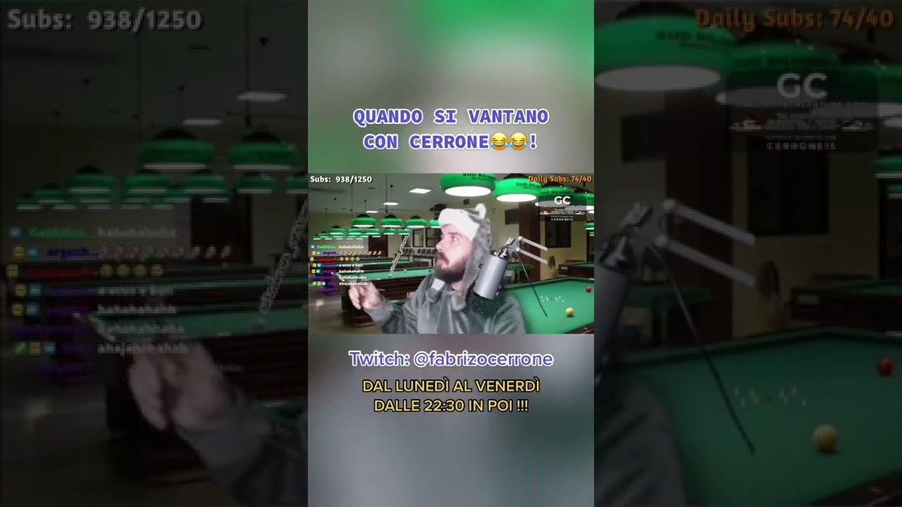 FABRIZIO CERRONE SI ARRABBIA IN LIVE