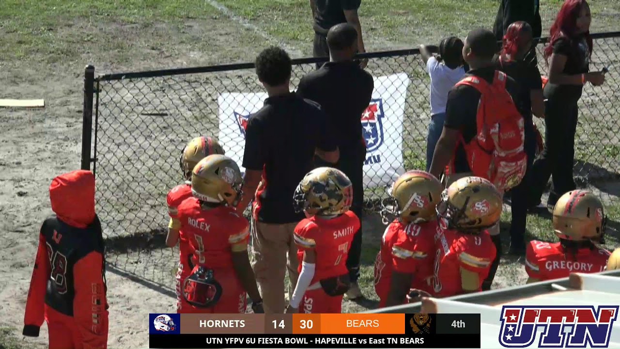 UTN YFPV 6U FIESTA BOWL - HAPEVILLE vs East TN Bears