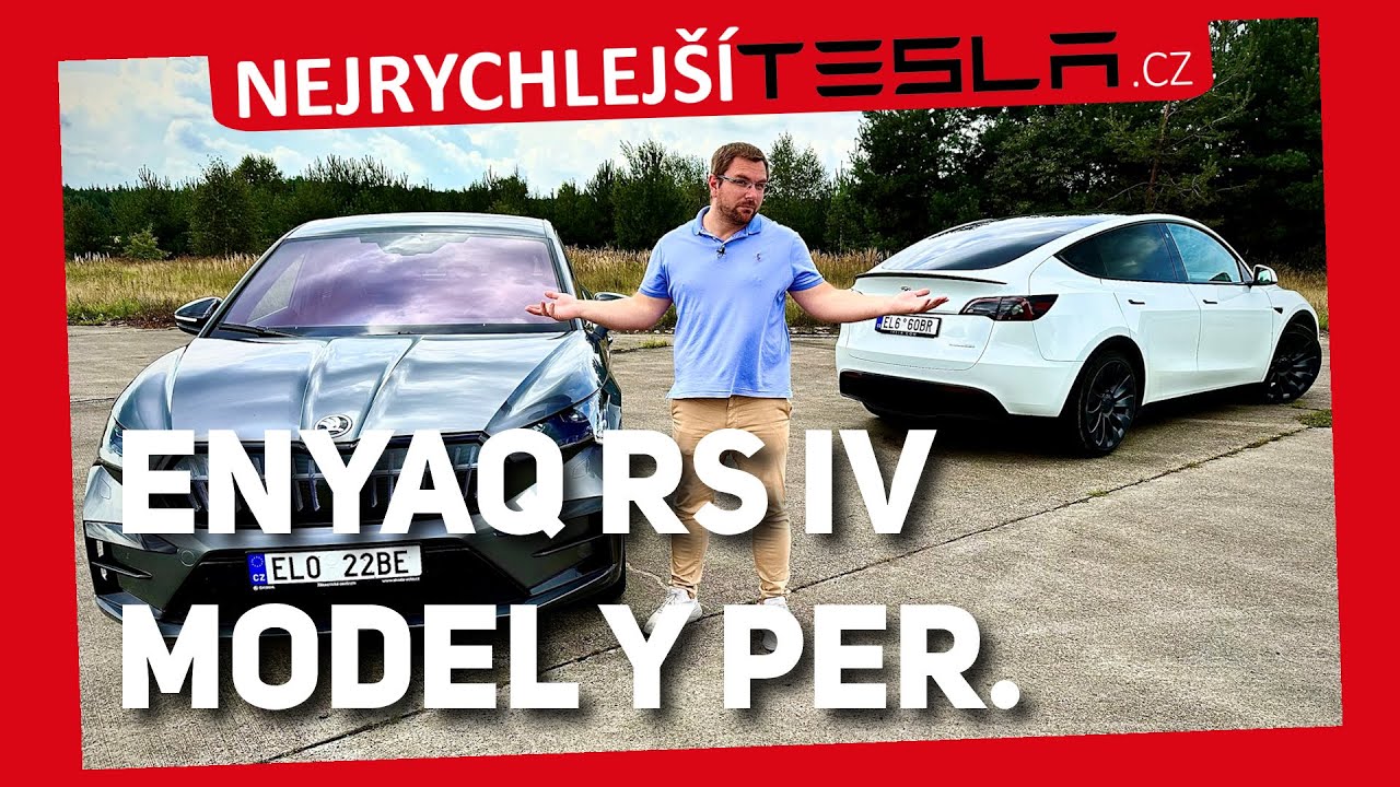 Škoda Enyaq RS iV vs Model Y Performance - zkušenosti majitelů a reálný život s #tesla #enyaq