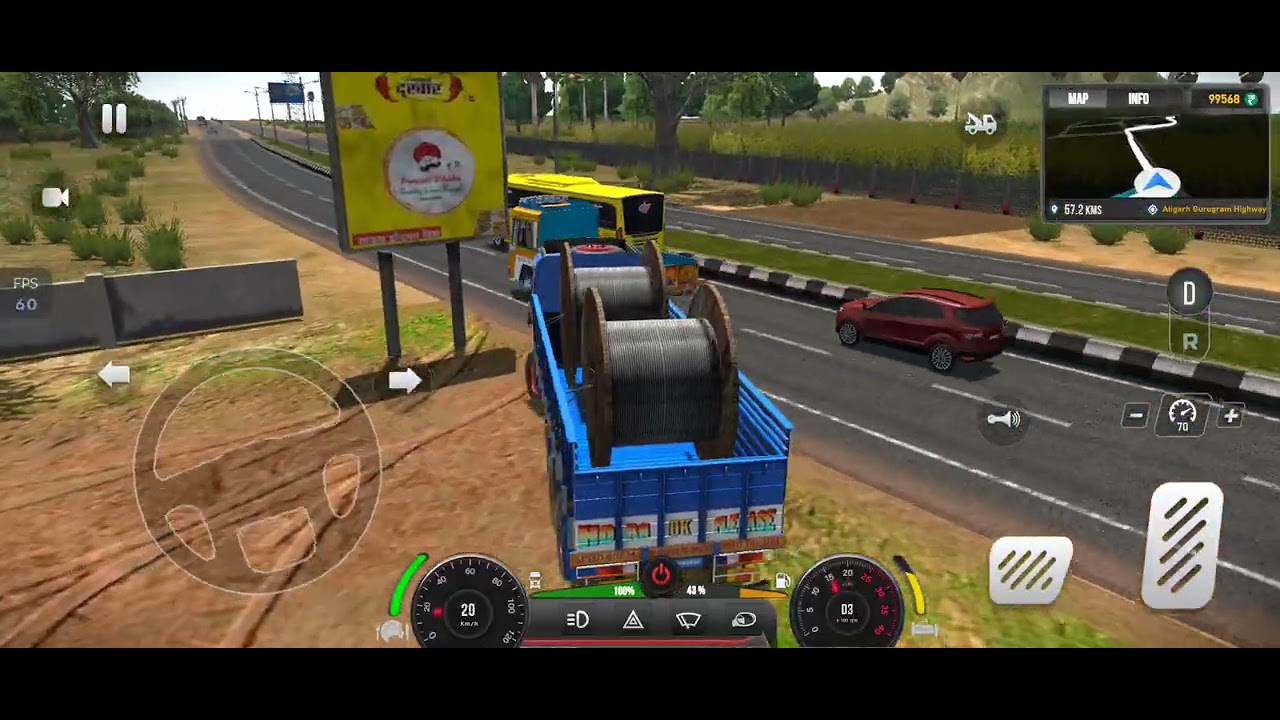   🎯🔥Real truck driver game 🎯   #planet #views #driver #lifestyle 