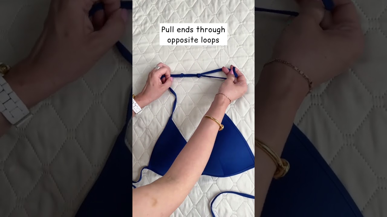 How to Tie Bikini or Any Top!