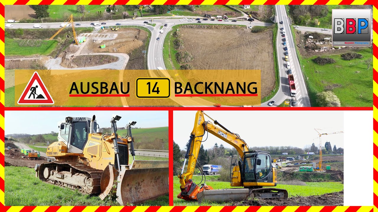 Ausbau B 14 Backnang startet! Ein Überblick. 20.03.2024.