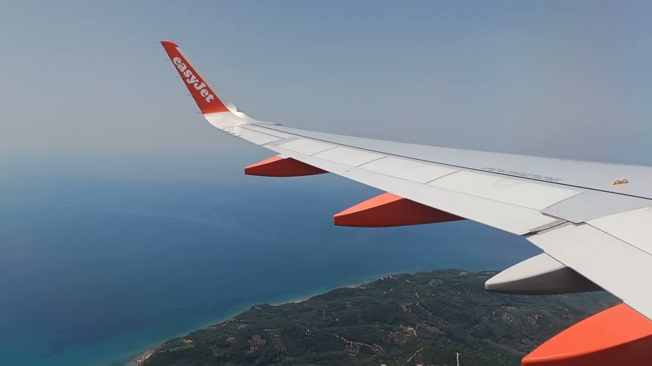 corfu landing from luton