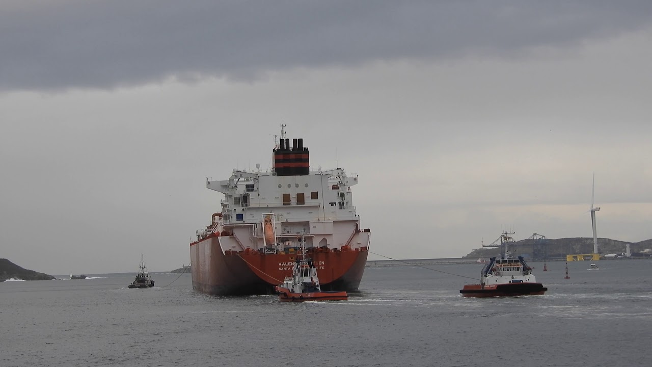 LNG Tanker VALENCIA KNUTSEN outbound Ferrol