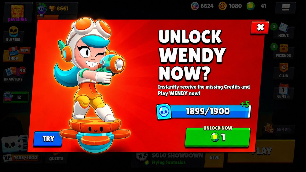 😱 МНЕ НЕ ХВАТАЛО 1 КРЕДИТА ДО ВЕНДИ ➡️ ИГРА ПРЕДЛОЖИЛА ЭТО! 💎🔥 НОВОЕ ОБНОВЛЕНИЕ BRAWL STARS 🚨