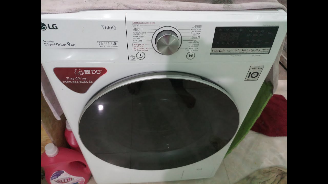 Cách tháo và vệ sinh lồng giặt máy cửa ngang LG 8-10Kg
