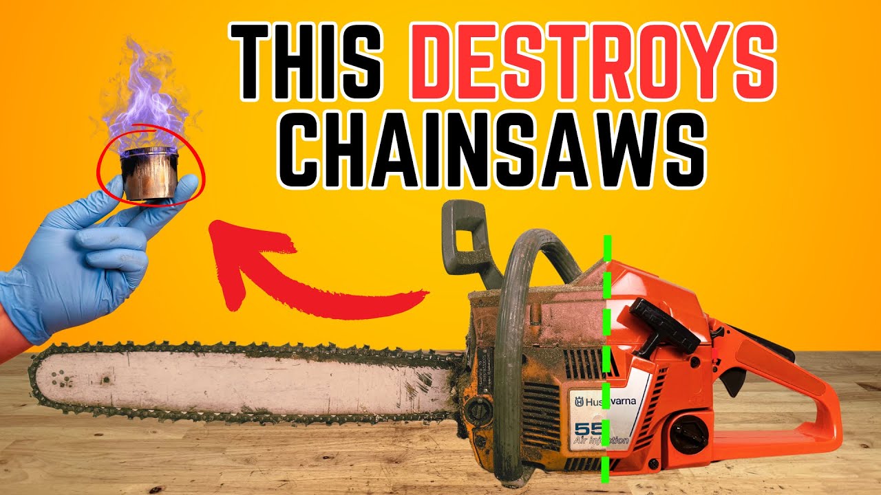 THIS DESTROYS CHAINSAWS! - Husqvarna 55 Chainsaw 1998 - Detailed Restoration...