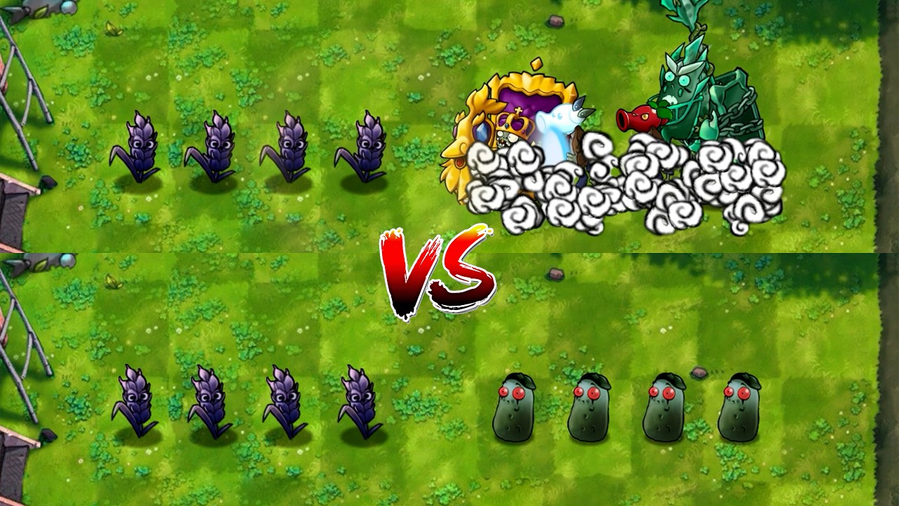 PVZ 1 FUSION  -Ultimate  Plants Team  Vs lmitater Random Zombies - p1 - who wiil win ? #pvzgameplay