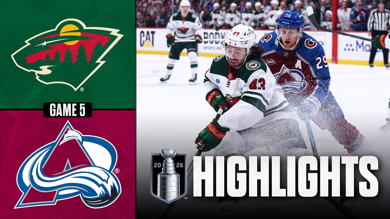 Wild vs. Avalanche | NHL Playoff Highlights | Game 5 | May 13, 2026