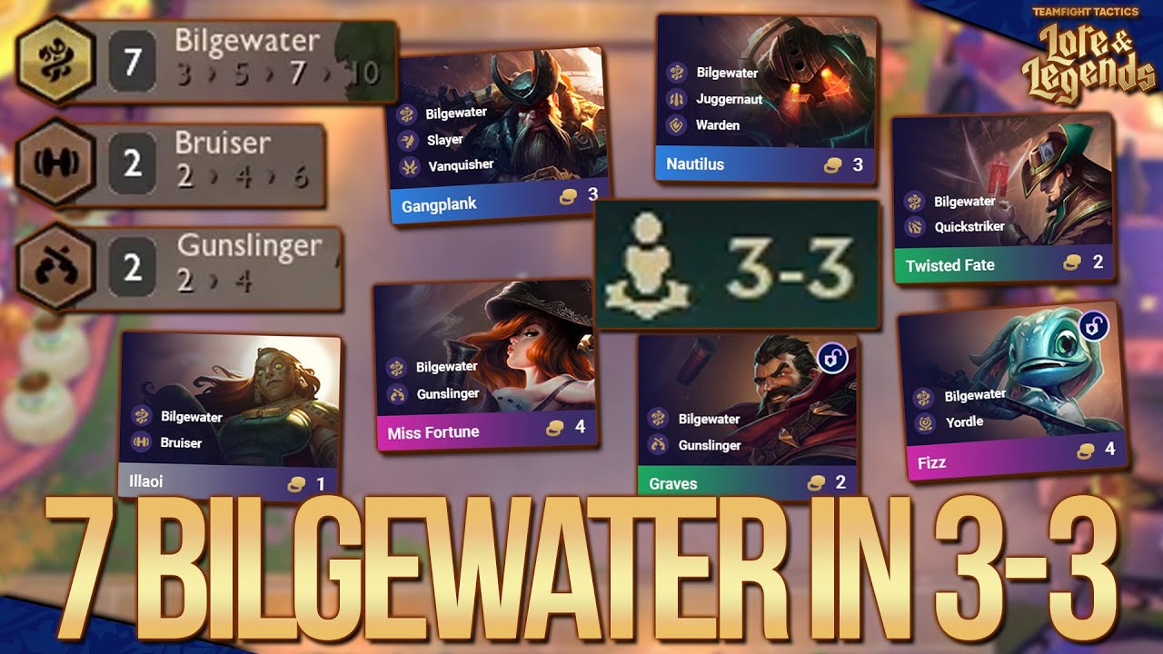 7 Bilgewater in 3-3?! | TFT Set 16 Banger 10
