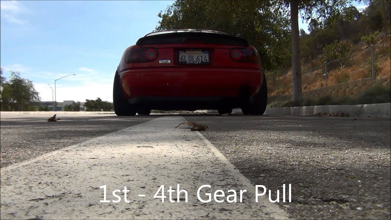 Turbo Miata Awesome Exhaust Sounds
