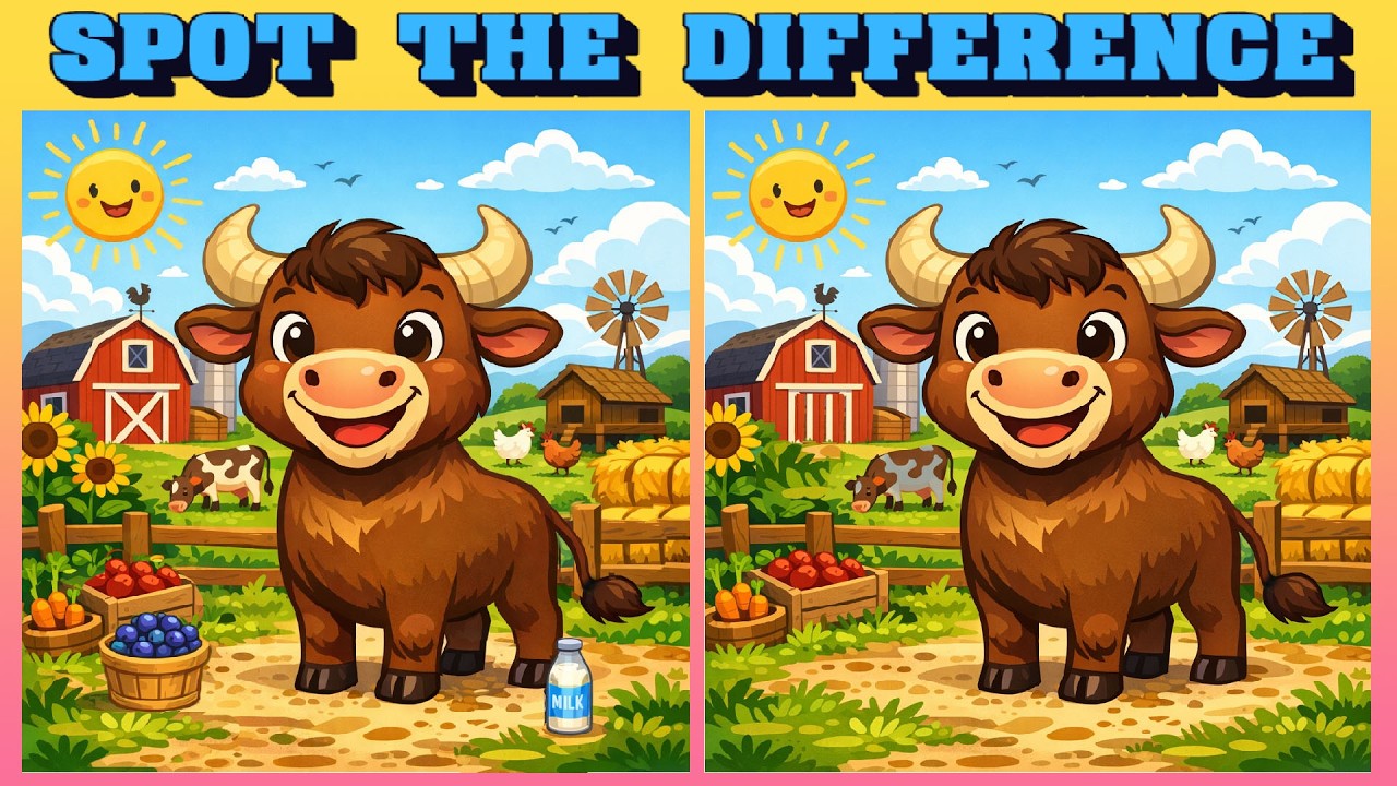 Spot and Find the Difference Game | Fun Learning Puzzle for Kids #SpotTheDifference