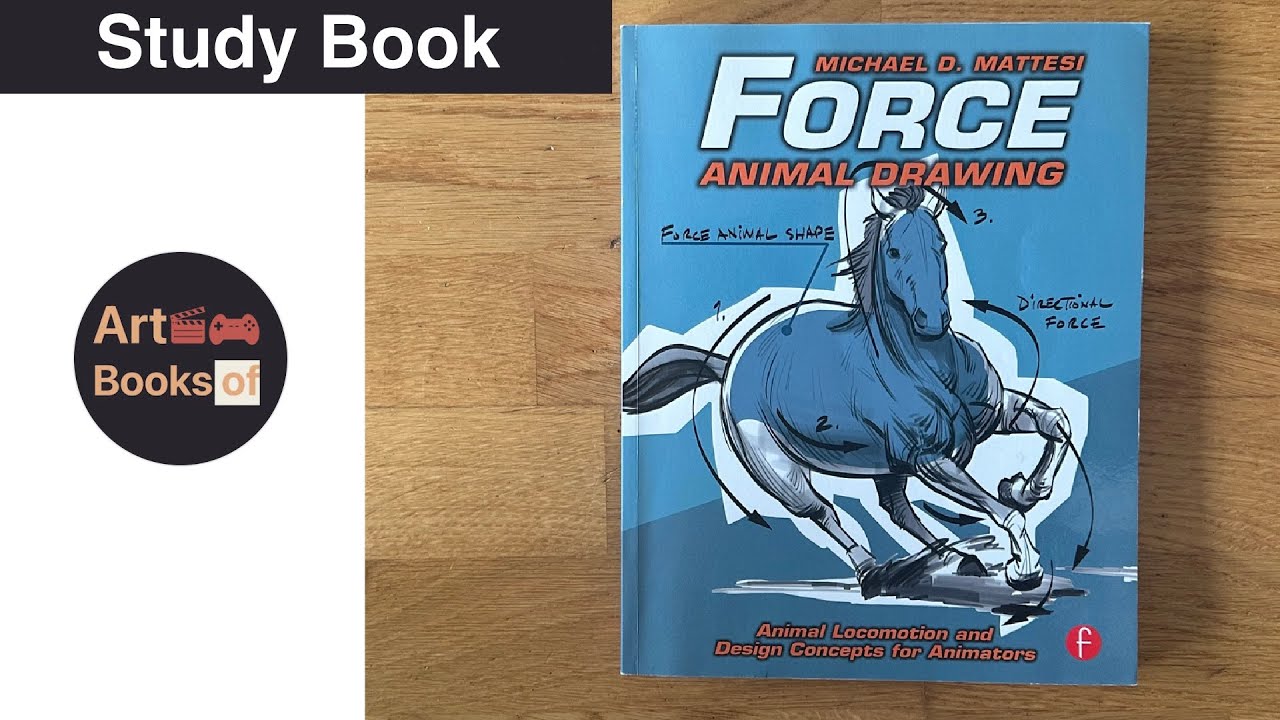 Force Animal drawing STUDY BOOK pageflip