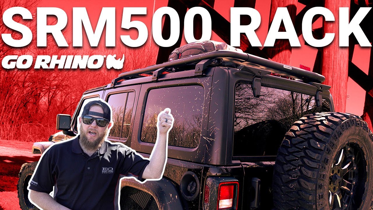 NEW SRM Roof Rack from Go Rhino : JEEP Installation and Demo