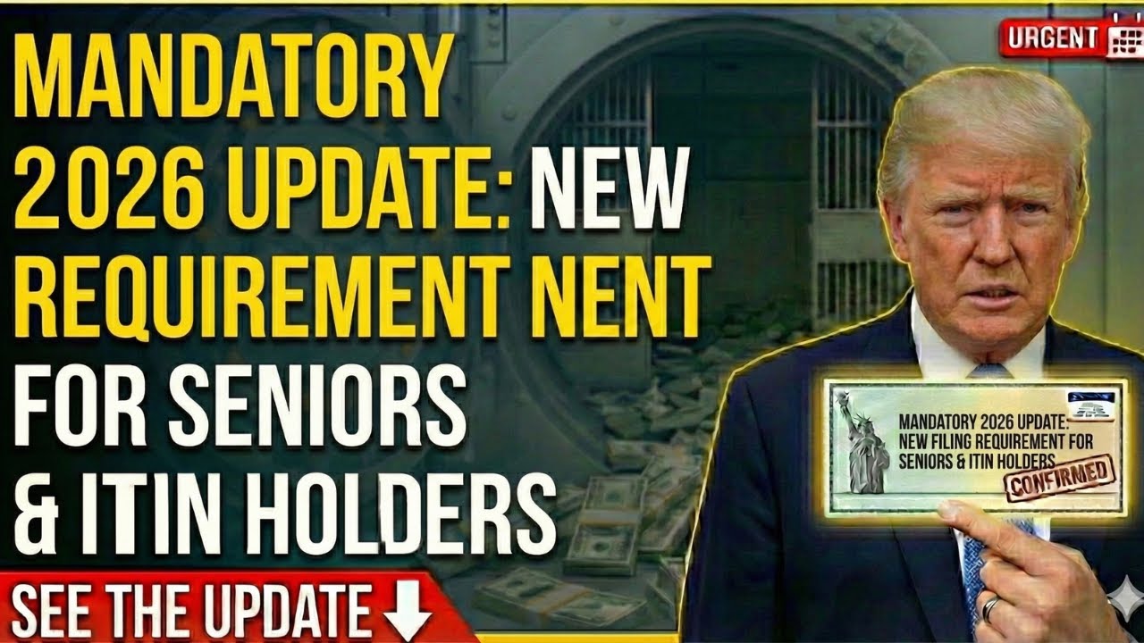 Mandatory 2026 Update: New Filing Requirement for Seniors & ITIN Holders