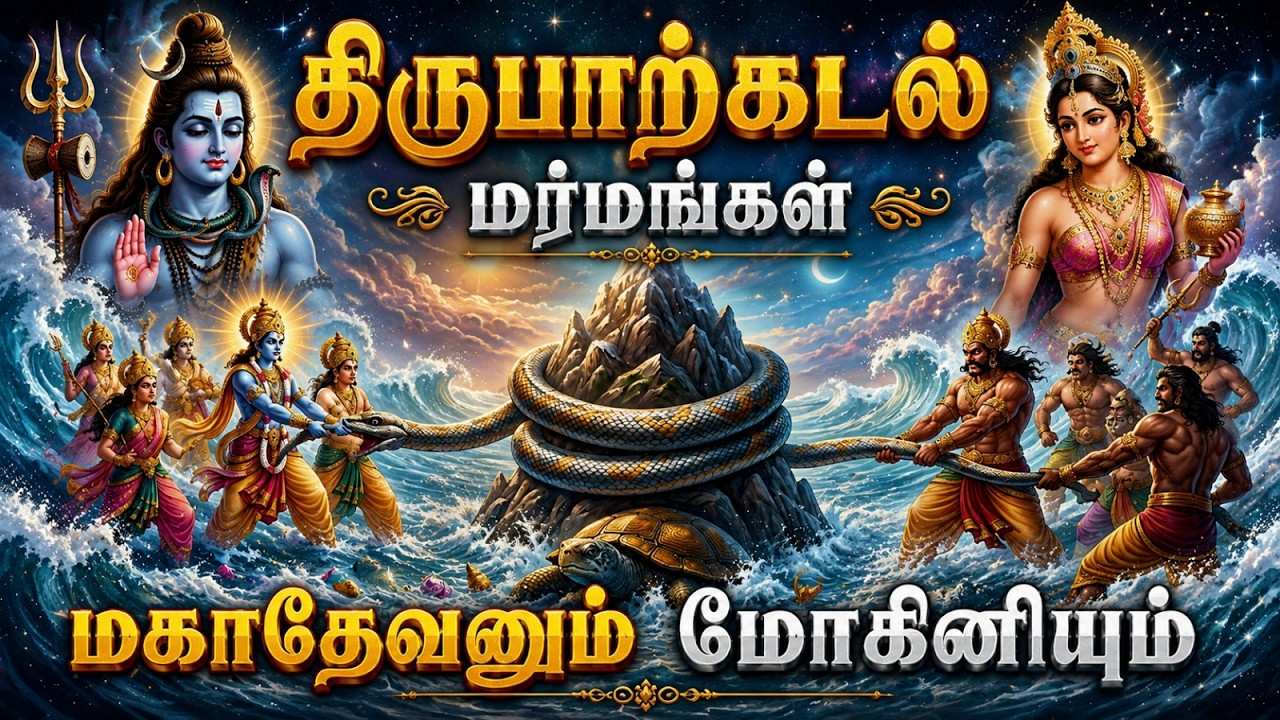தேவர்களுக்கு அமிர்தம் கிடைக்க மகாவிஷ்ணுவின் லீலைகளும்  சிவபெருமானின் தியாகமும் #parkadal