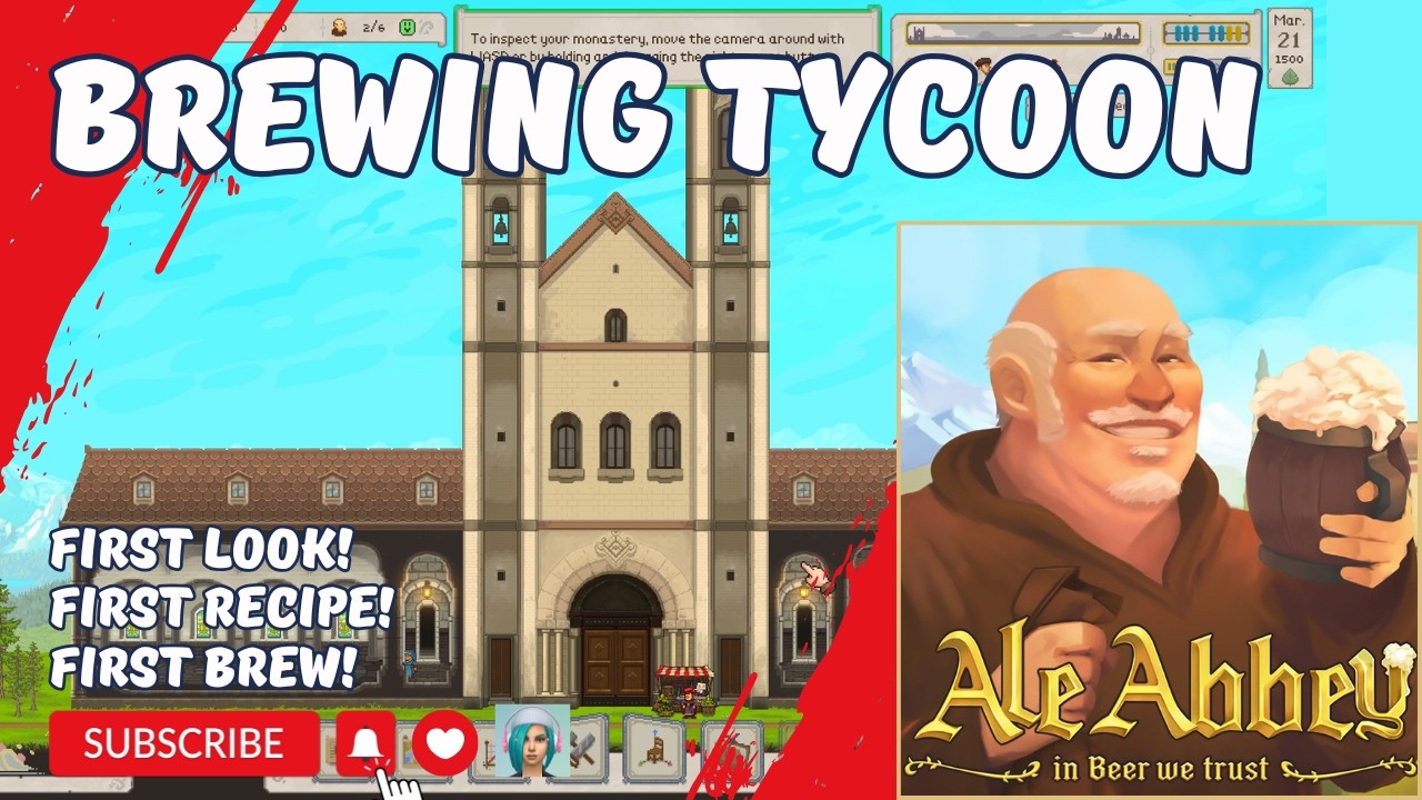 [iSimulate] Brewing Our First Light Ale! Ale Abbey Playthrough EP1