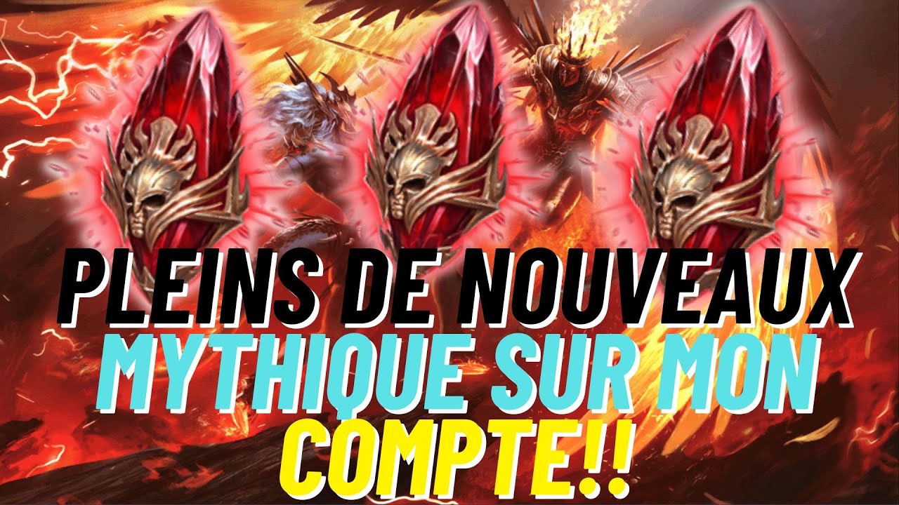 UN OPEN MYTHIQUE DE FOU SUR MON COMPTE!!!  [RAID SHADOW LEGENDS]