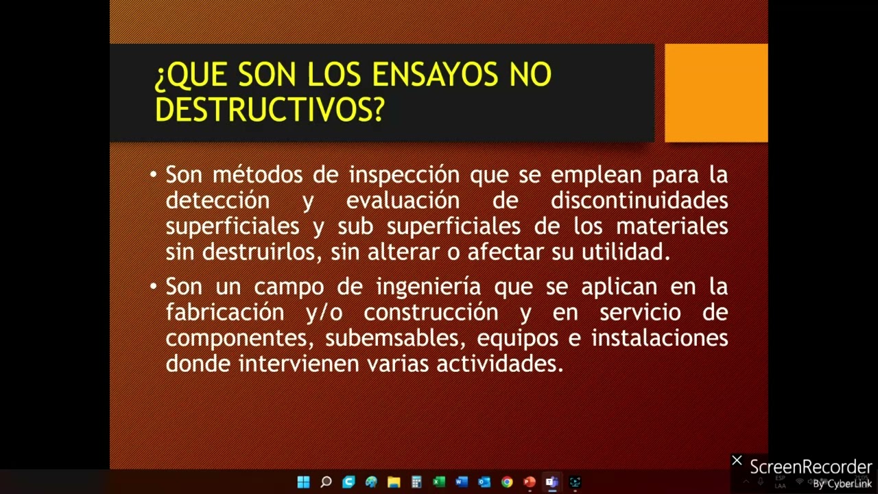 CURSO INSPECCION VISUAL NIVEL 1+2 (CLASE 01)
