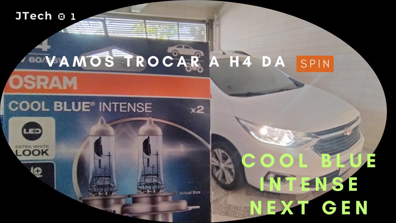Lâmpadas OSRAM COOL BLUE INTENSE NEXT GEN na SPIN 2021
