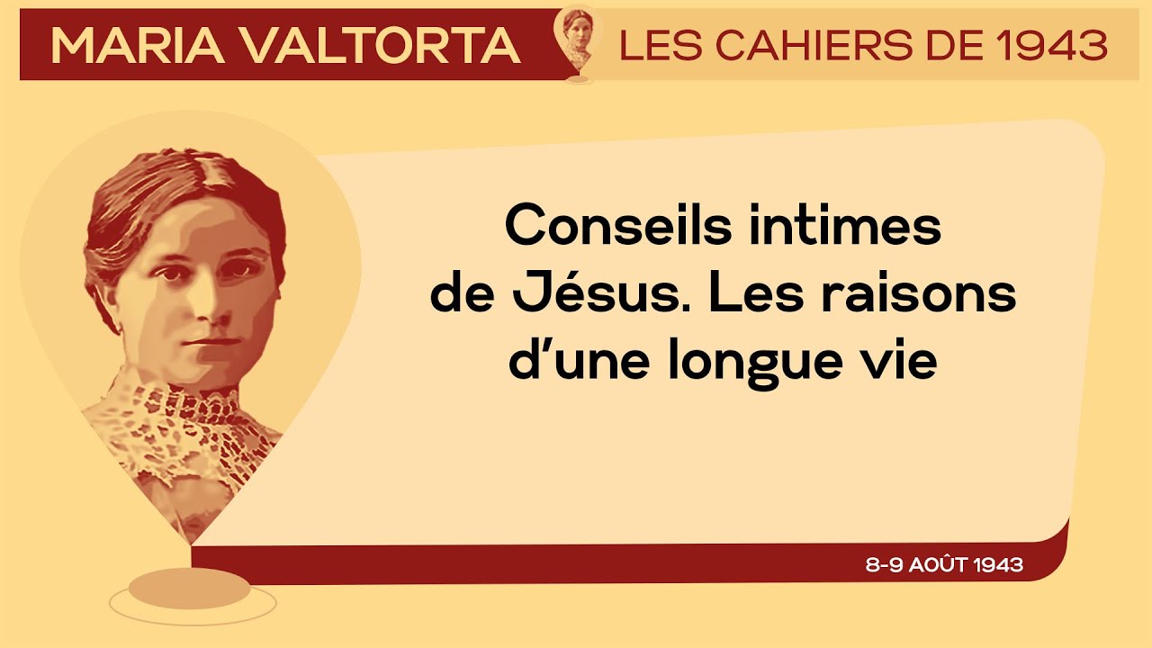 8-9 Août 1943 : 𝐂𝐨𝐧𝐬𝐞𝐢𝐥𝐬 𝐢𝐧𝐭𝐢𝐦𝐞𝐬 𝐝𝐞 𝐉𝐞𝐬𝐮𝐬. 𝐋𝐞𝐬 𝐫𝐚𝐢𝐬𝐨𝐧𝐬 𝐝’𝐮𝐧𝐞 𝐥𝐨𝐧𝐠𝐮𝐞 𝐯𝐢𝐞. | Les Cahiers de 1943