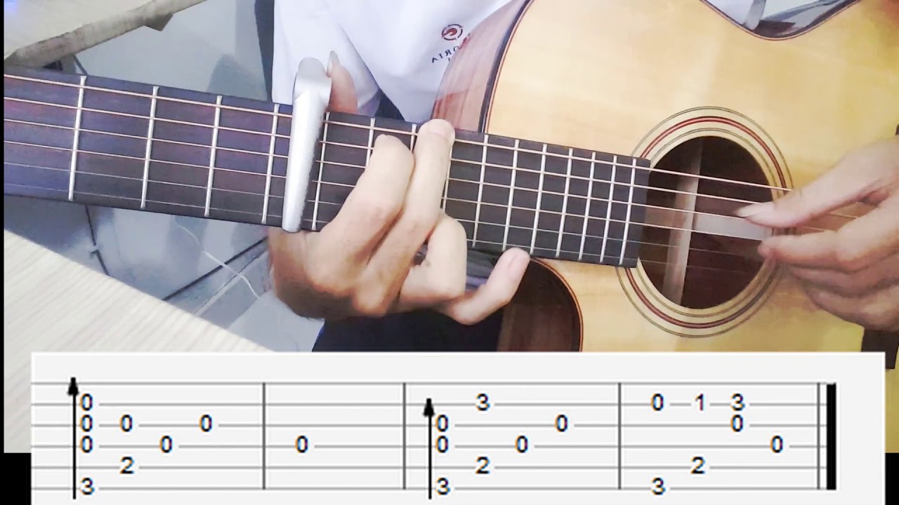 [Guitar Intro TAB] A Little Love - Fiona Fung (thế tay G theo y&ecirc;u cầu)