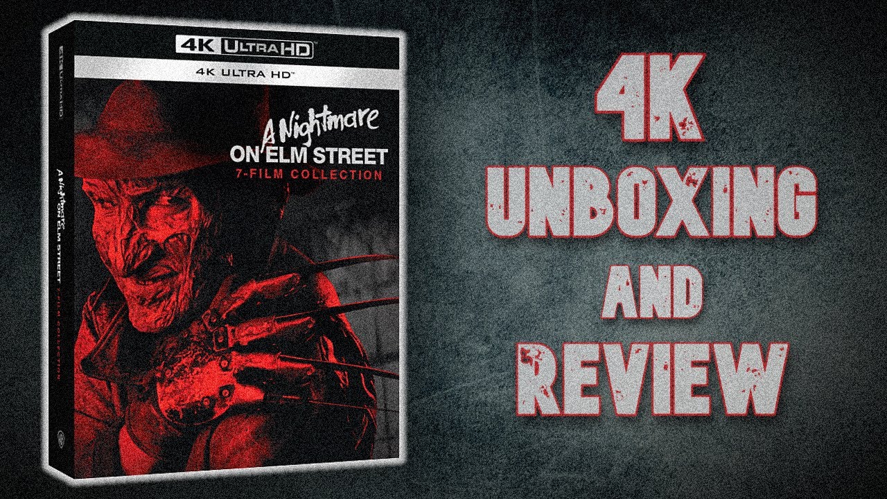 Распаковка и обзор коллекции из 7 фильмов «Кошмар на улице Вязов» в формате 4K