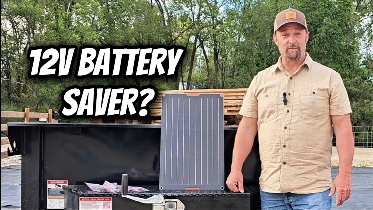 Best Solar Charger for Maintaining 12V Batteries? MHPOWOS 30W Review