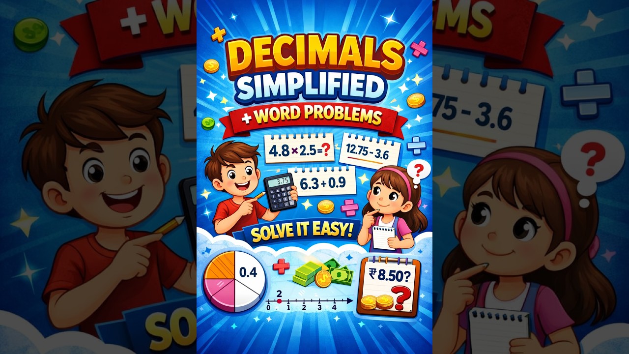 Simplification Using BODMAS Rule | Decimal Word Problems | Class 5 Maths
