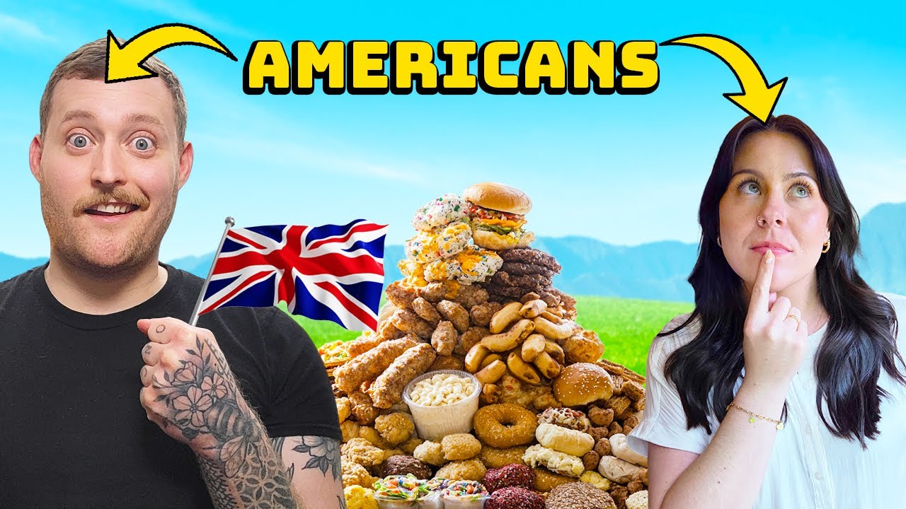 Americans try British snacks for the FIRST TIME!