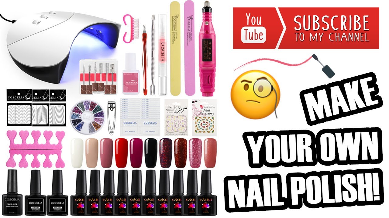 COSCELIA GEL NAIL POLISH KIT | SHOPIFY | DISPLAY | REVIEW| WATCH TILL END💅