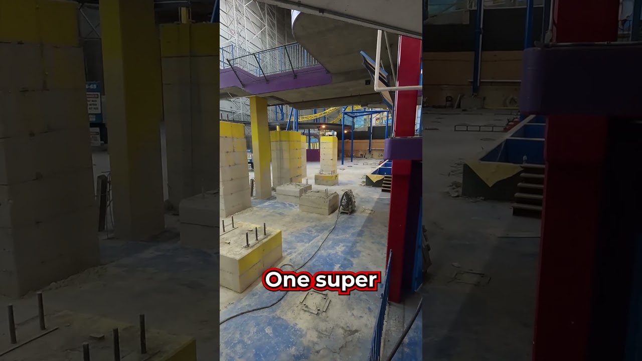 Mindbender Removal Progress: January 2024 🎢🏗️ | #shorts