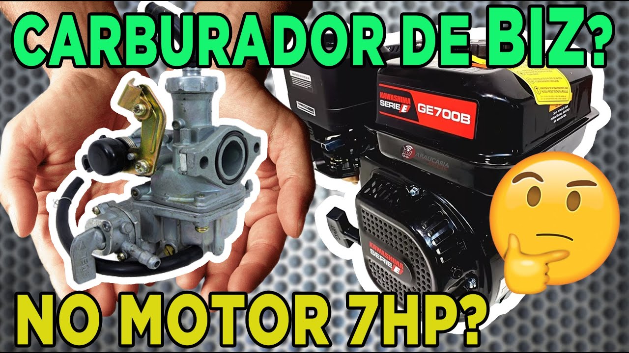 COMO INSTALAR CARBURADOR DE BIZ NO MOTOR ESTACIONÁRIO